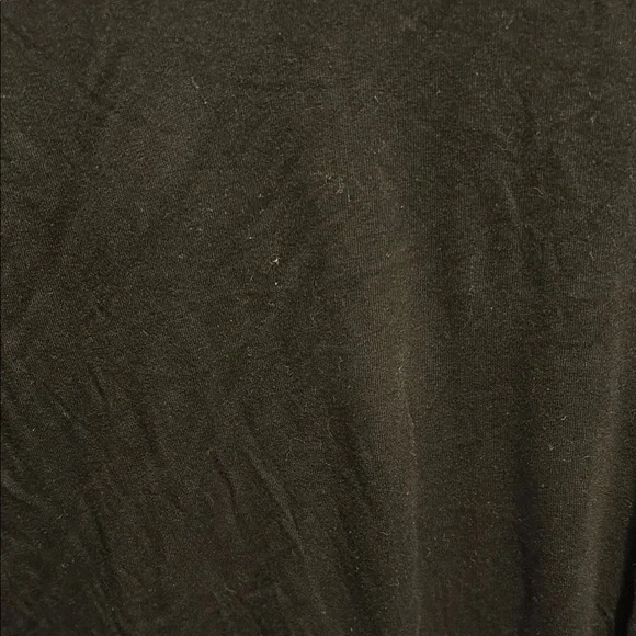 Reformation Black Cropped Top long sleeve small preloved thin lightweight - Picture 2 of 11